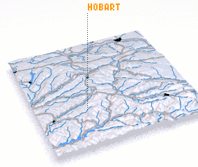 3d view of Hobart