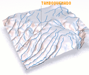 3d view of Tambo Quemado