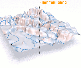 3d view of Huanca Huanca