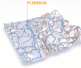 3d view of Florencia