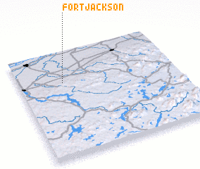 3d view of Fort Jackson