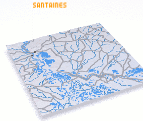 3d view of Santa Inés