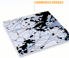 3d view of Chambers Corners