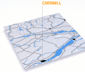 3d view of Cornwall