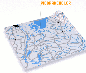 3d view of Piedra de Moler