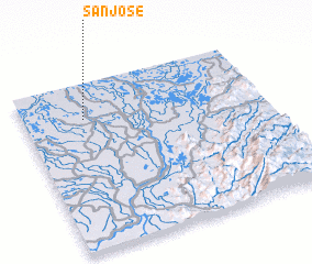 3d view of San José