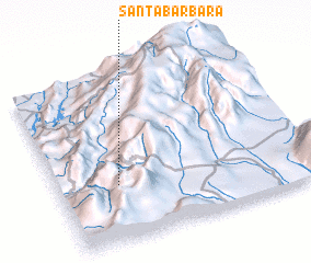 3d view of Santa Barbara