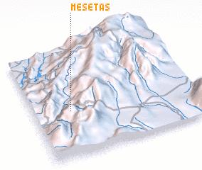 3d view of Mesetas