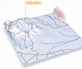 3d view of San José