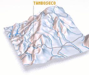 3d view of Tambo Seco