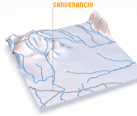 3d view of San Venancio