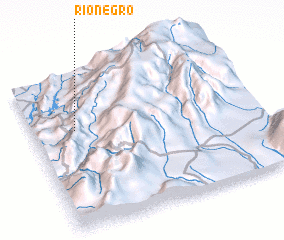 3d view of Río Negro