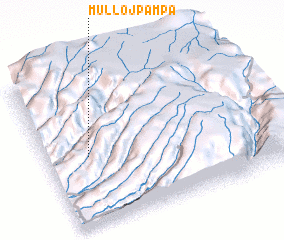 3d view of Mullojpampa