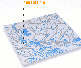 3d view of Santa Lucía