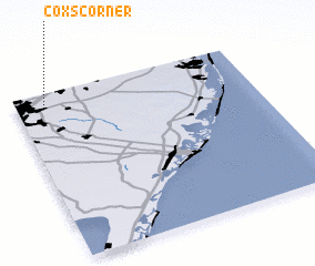 3d view of Coxs Corner