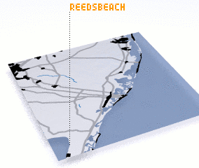 3d view of Reeds Beach