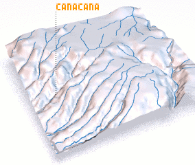 3d view of Caña-Caña
