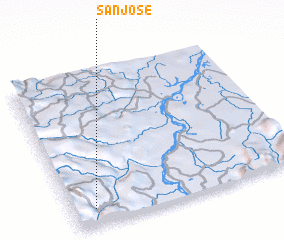 3d view of San José