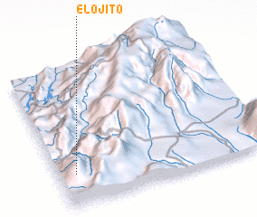 3d view of El Ojito