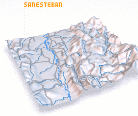 3d view of San Esteban