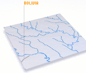 3d view of Bolivia