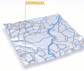 3d view of San Miguel