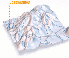 3d view of Los Guásimos