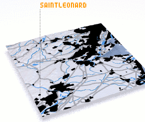 3d view of Saint Leonard