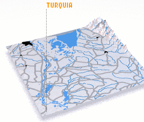 3d view of Turquía