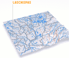 3d view of Las Chispas