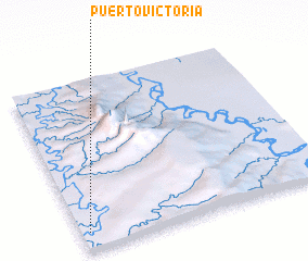 3d view of Puerto Victoria