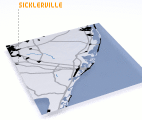 Sicklerville (United States - USA) map - nona.net