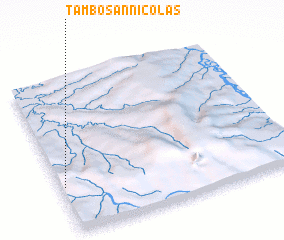 3d view of Tambo San Nicolás