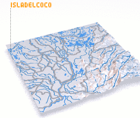 3d view of Isla del Coco