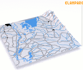 3d view of El Amparo