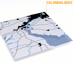 3d view of Columbia Lakes