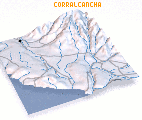 3d view of Corral Cancha