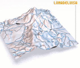 3d view of Loma de Luisa