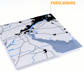 3d view of Fork Landing