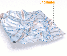 3d view of La Cañada