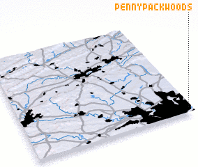 3d view of Pennypack Woods