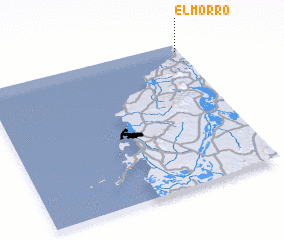 3d view of El Morro