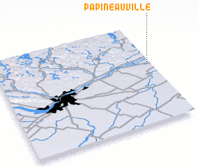 3d view of Papineauville