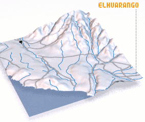 3d view of El Huarango