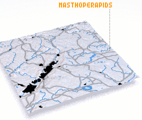 3d view of Masthope Rapids
