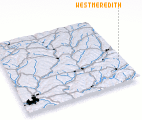 3d view of West Meredith