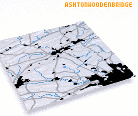 3d view of Ashton Wooden Bridge