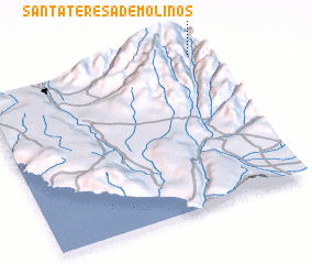 3d view of Santa Teresa de Molinos