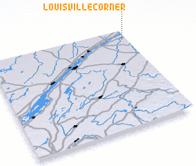 3d view of Louisville Corner