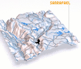 3d view of San Rafael